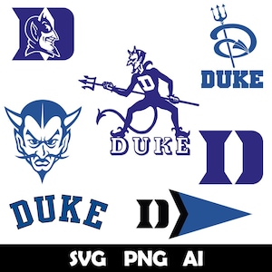 D University Vintage style sticker, DU Shirt, DC Shirt, Duke Devil (Digital Download)