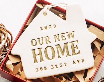 Personalized New Home Ornament 2026: Housewarming Gift