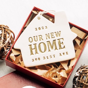 Personalized New Home Ornament 2026: Housewarming Gift