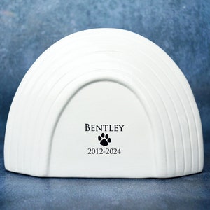 Pet Urn-Personalized, Rainbow Bridge Dog Urn, Cat Urn, Pet Memorial, Custom Dog Urn for Ashes, Dog Memorial, Medium Size, Urn for Any Pet