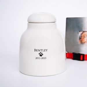 Personalized Dog Urn, Pet Urn, Cat Urn, Pet Memorial, Dog Urn for Ashes, Custom Dog Urn, Dog Memorial, Medium Size, Custom Urn for Any Pet