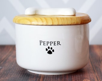 Personalisierte Haustier Urne, personalisierte Hunde Katzen Gedenkstätte, luftdichter Deckel