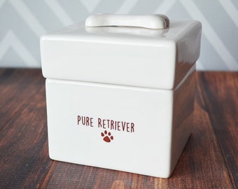 Personalized Dog Treat Jar - Larger Size