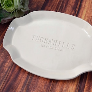 Wedding Gift, Marriage Gift, Couples Gift, Anniversary Gift, Engagement Gift or Housewarming Gift - Personalized Platter with Names and Date