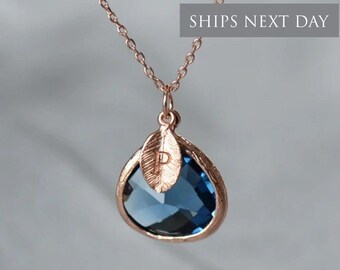 Mother's Day Gift - Mom Necklace, Gift for Mom, Jewelry Gift for Mother's Day - Personalized Sapphire Necklace, September Birthstone