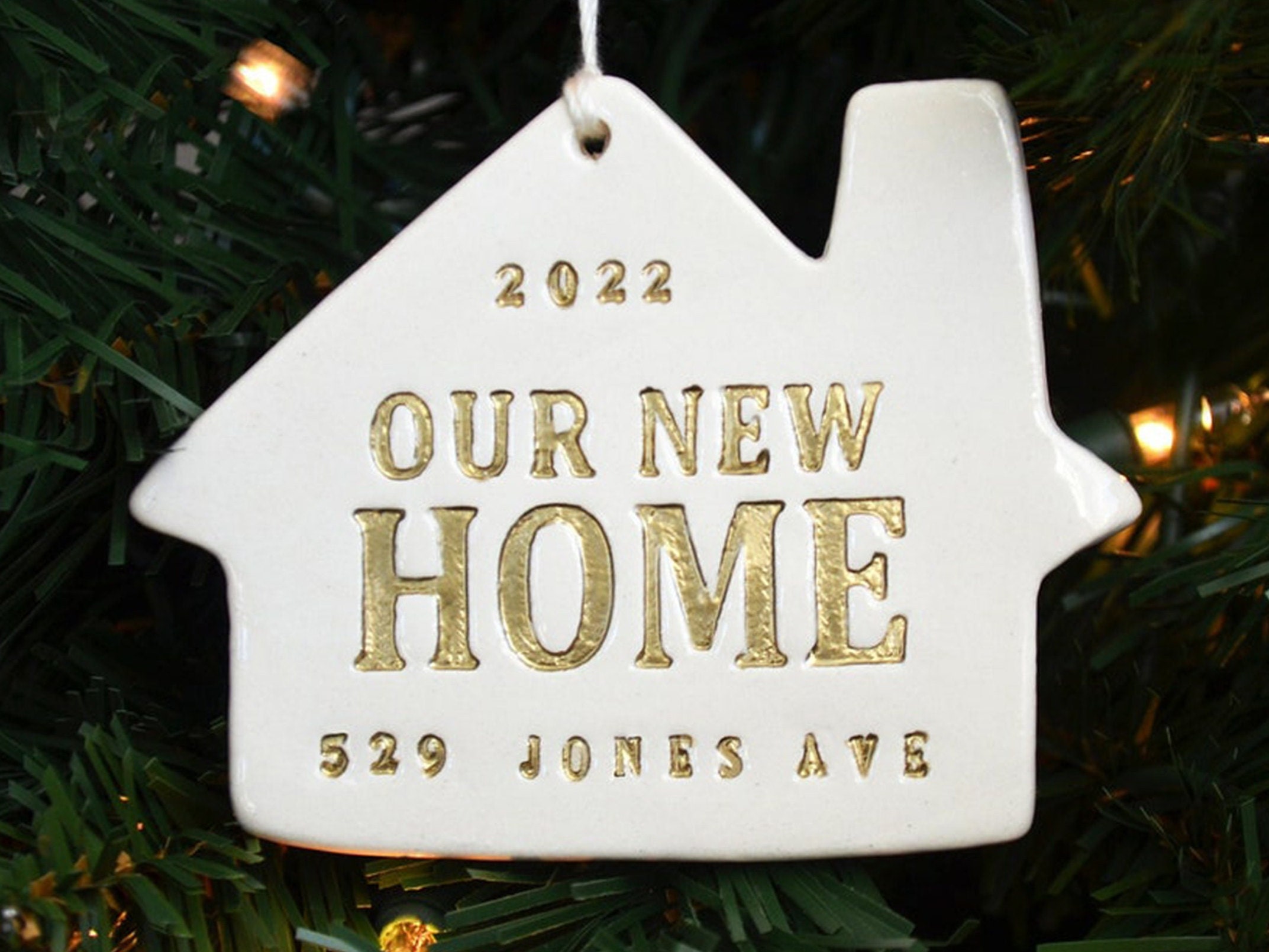 Fonts For Christmas Ornaments 2022 Personalized Christmas Ornament Our First Home 2022 Our New | Etsy Ireland