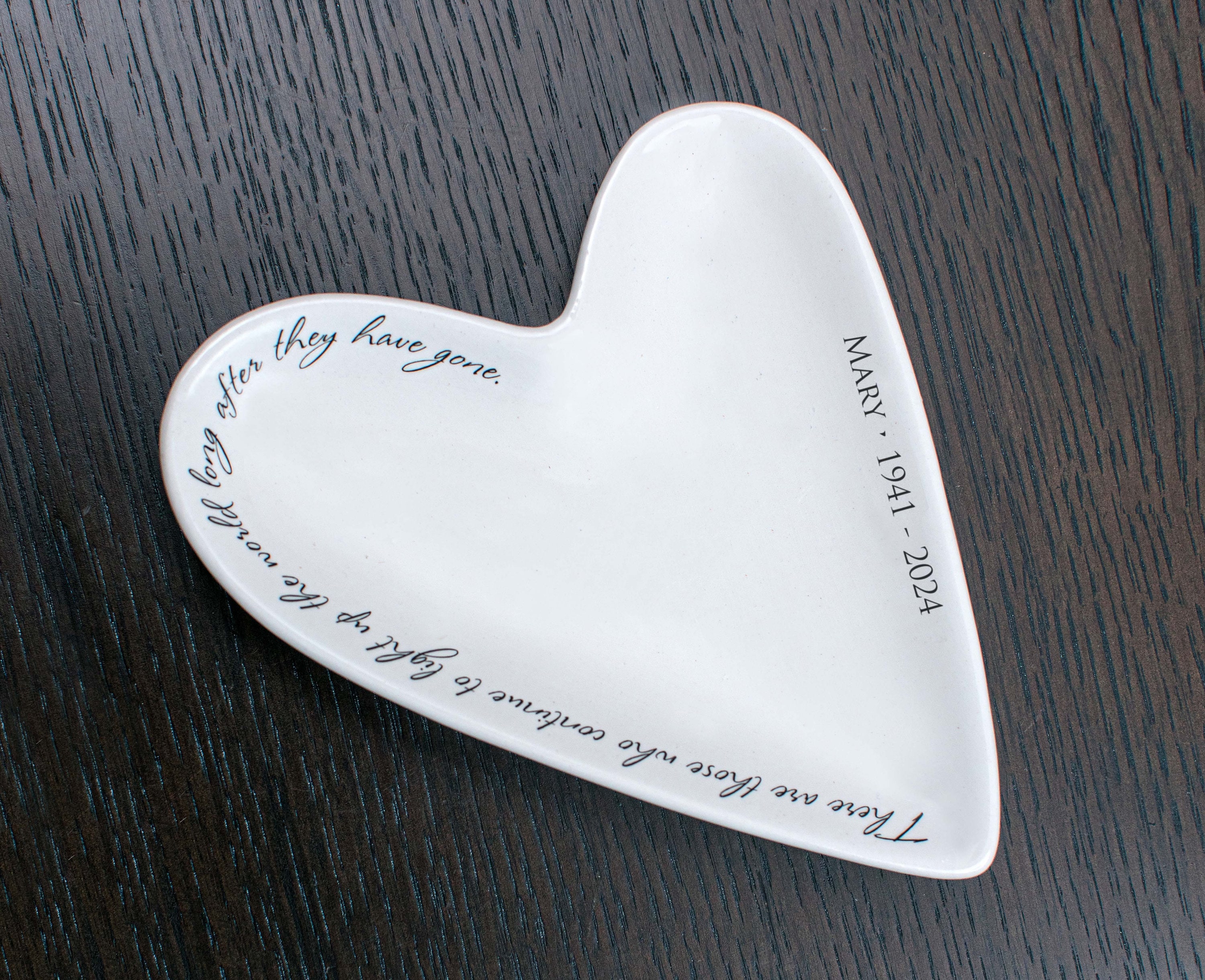 Personalized Ceramic Dish, Sympathy Gift, Memorial Bowl - There Are ...