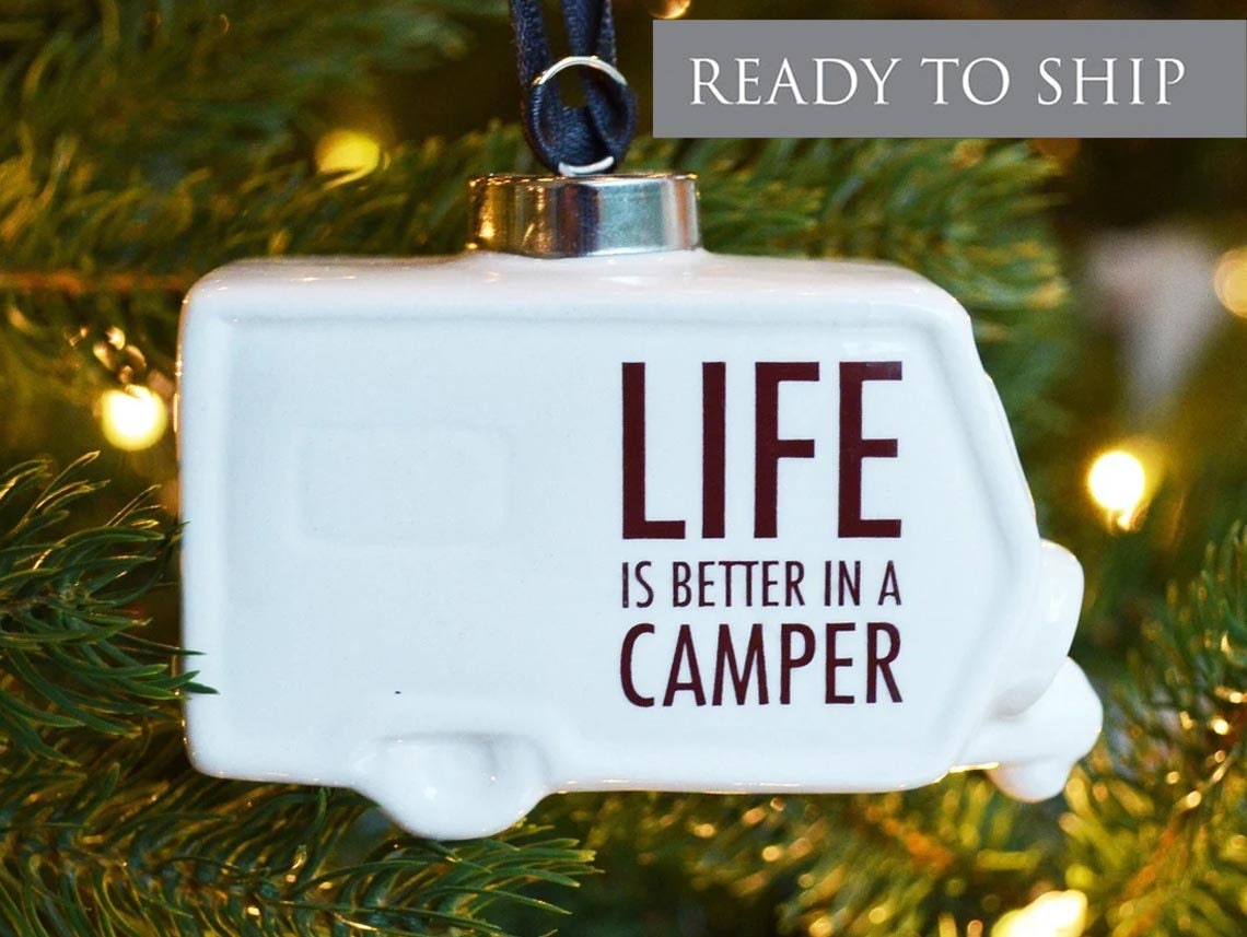 Christmas 2022 Sophie Moeller Camper Ornament Christmas Camping Ornament Life Is Better In | Etsy Ireland