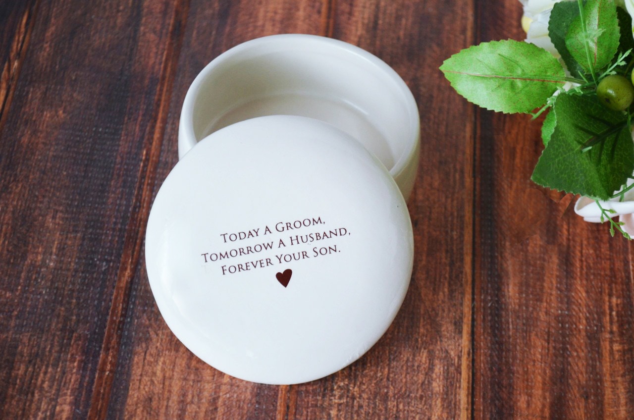 Earthenware Forever Your Son Keepsake Box