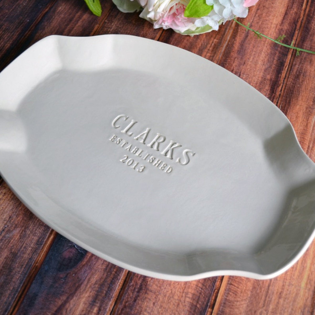 Wedding Gift, Anniversary Gift, Bridal Shower Gift or Housewarming Gift - Personalized Platter - Etsy
