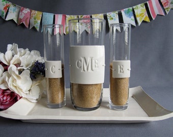 PERSONALIZED Unity Sand Ceremony Set, Wedding Unity Set, Wedding Unity Sand Set, Unity Set