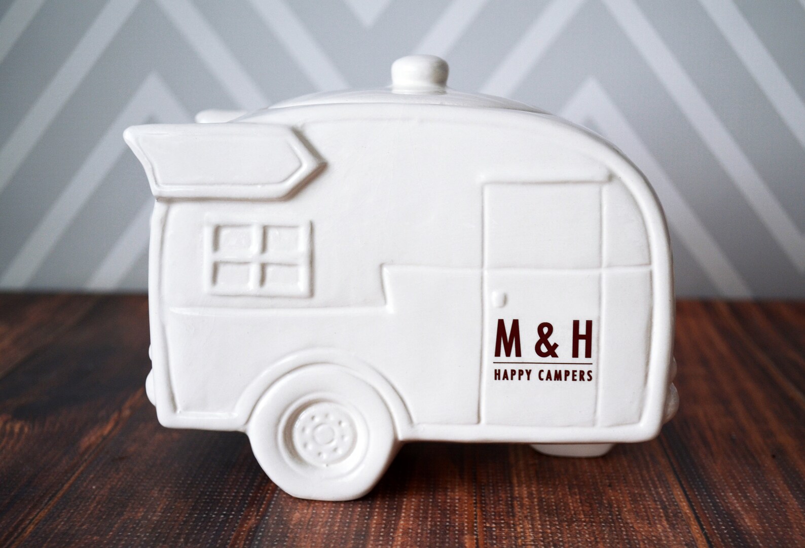 Camper Cookie Jar or Bank Camper Gift Idea Vintage Trailer Etsy