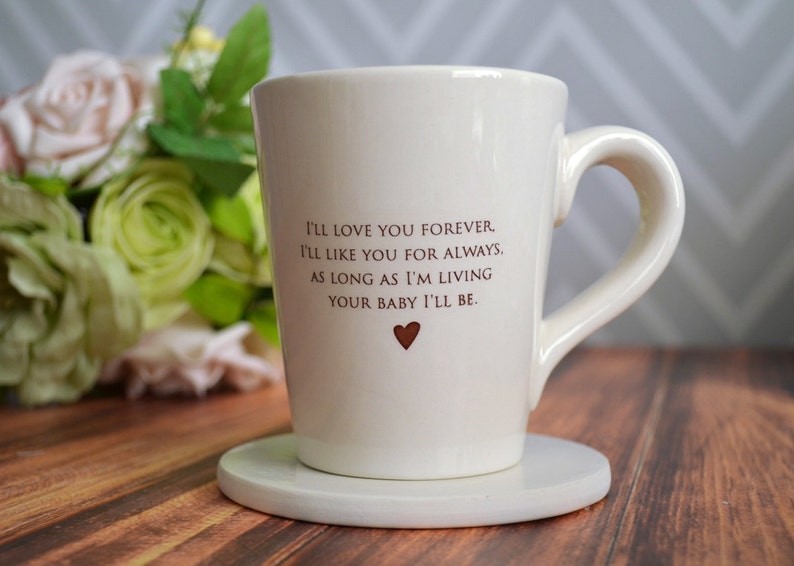 READY TO SHIP As Long as I'm Living Your Baby I'll Be Coffee Mug image 5