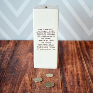 This beautiful yet timeless ceramic bank would be a perfect baptism, first communion, confirmation, birthday or baby gift and one that could be enjoyed all year around.