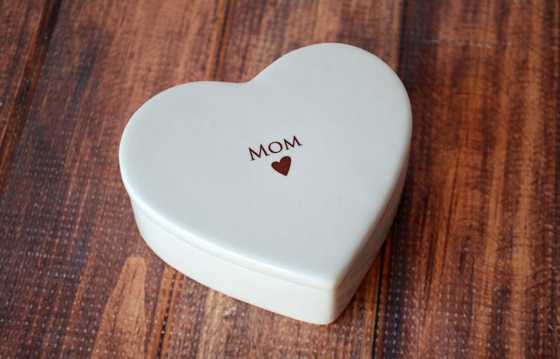 Mama Hochzeitsgeschenk, Mutter der Braut Geschenk personalisierte Herz Box Mama Andenken Box Bild 3