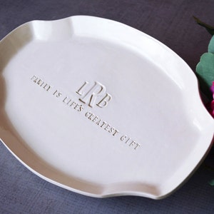 Personalized Platter "Family Is Life’s Greatest Gift" Wedding, Anniversary or Housewarming Gift ~11.75" x 7.75" image 7