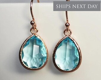 March Birthstone Earrings - Etsy