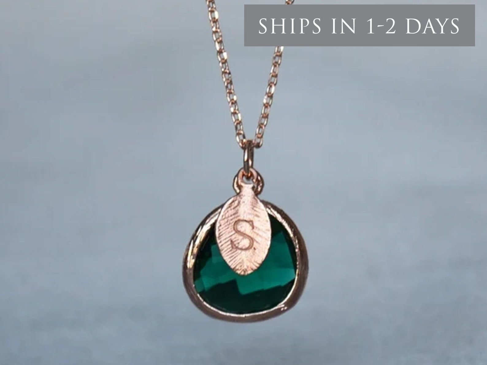 Personalized Graduation Jewelry Gift for Her May Birthstone Etsy