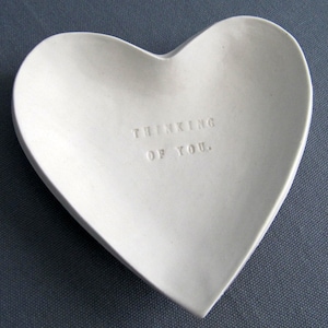 Sympathy Gift, Friendship Gift, Memorial Gift, Friend Gift, In Memory of Gift, Sympathy Gift Idea - Thinking of You - Heart Shaped Bowl