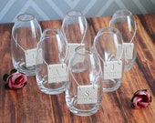Set of 6 PERSONALIZED Bridesmaids Gifts - Bud Vases - Gift Boxed & Ready to Give