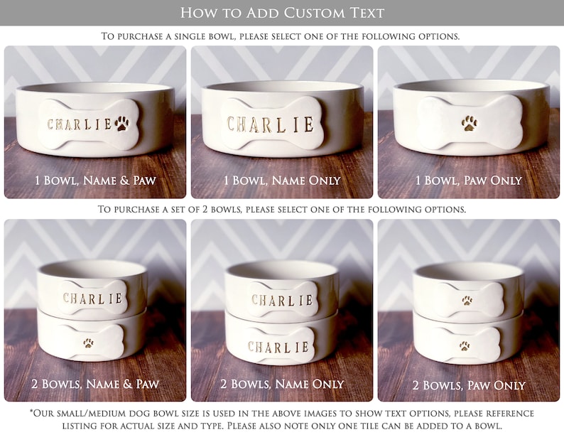 Extra Small Dog Bowl Puppy Dog Bowl Personalized Dog Bowl Etsy