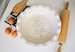 Pie Plate with Handwritten Recipe, Personalized Pie Dish with Recipe, Mom Gift, Grandma Gift, Dad Gift 