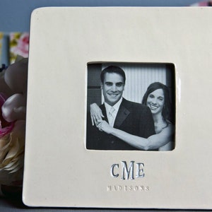 Personalized Frame Engagement Gift, Wedding Gift, Anniversary Gift or Housewarming Gift image 1