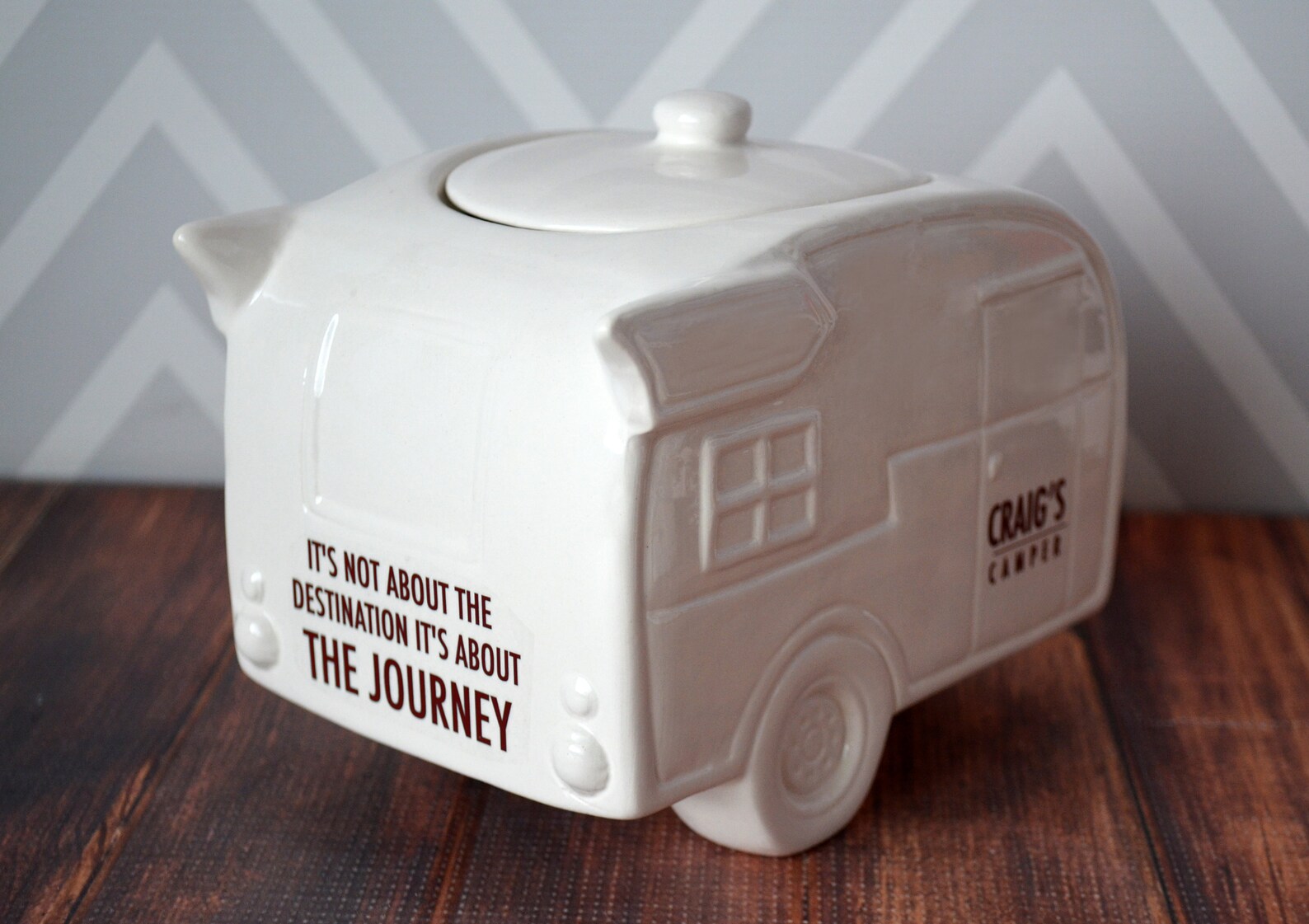 Camper Cookie Jar or Bank Camper Gift Idea Vintage Trailer Etsy