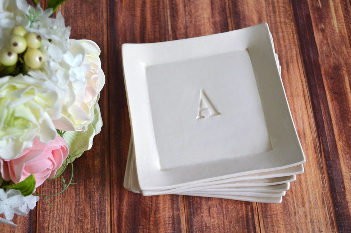 Personalized Appetizer Plates Set of 6 Etsy