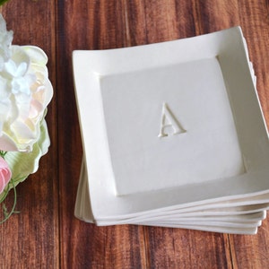 Personalized Appetizer Plates - Set of 6