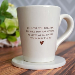 READY TO SHIP As Long as I'm Living Your Baby I'll Be Coffee Mug image 4