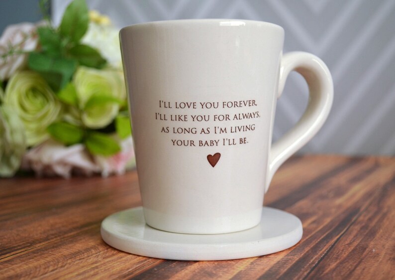 READY TO SHIP As Long as I'm Living Your Baby I'll Be Coffee Mug image 4