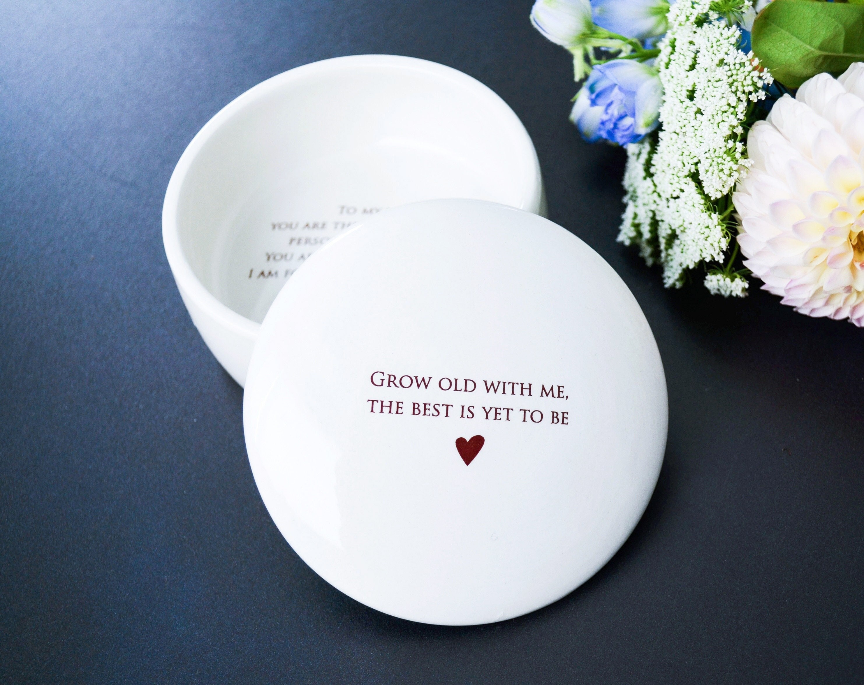 Regalo per la moglie, regalo alla sposa da parte dello sposo, regalo per la  moglie il giorno del matrimonio - Scatola dei ricordi - Invecchia con me,  il meglio deve ancora venire - Etsy Italia