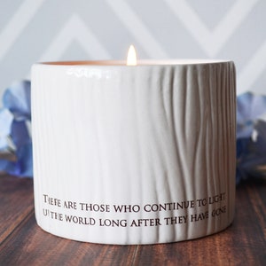 Sympathy Gift, Sympathy Candle, Sympathy Votive, Sympathy Vase READY TO SHIP There are those who continue to light up the world long ... image 8