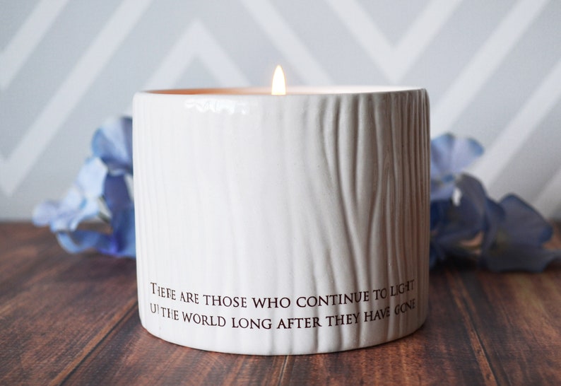 Sympathy Gift, Sympathy Candle, Sympathy Votive, Sympathy Vase READY TO SHIP There are those who continue to light up the world long ... image 8