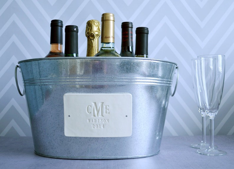 Personalized Wedding Gift Large Beverage Tub Etsy