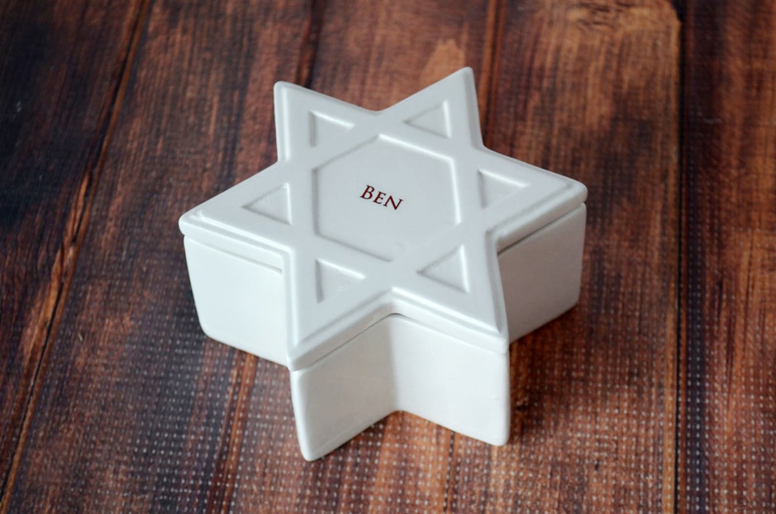 Bar Mitzvah Gift or Bat Mitzvah Gift - Personalized Star of David ...
