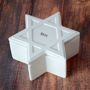Bar Mitzvah Gift or Bat Mitzvah Gift - Personalized Star of David ...