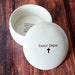 Godchild Gift, Goddaughter Gift, Godson Gift, Gift for Godchild - Personalized - Round Keepsake Box 