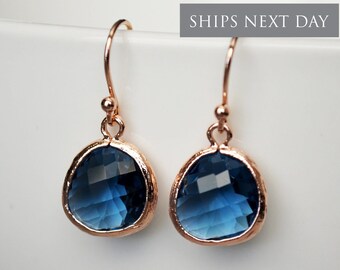 Sapphire earrings, September Birthstone Gift, September Birthstone earrings, Bridesmaid earrings, Gift for Her, September Jewelry Set