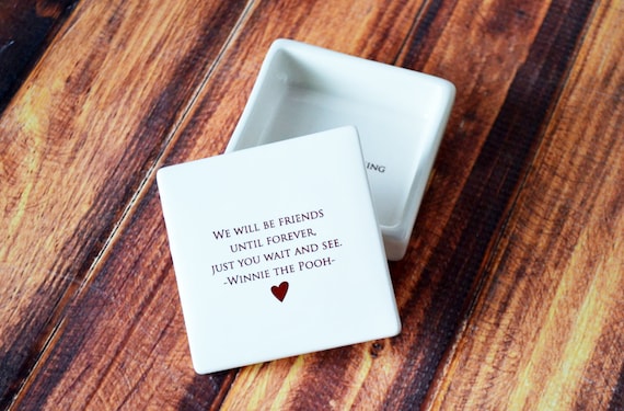 Friendship Gift Best Friend Gift Going Away Gift Keepsake Etsy