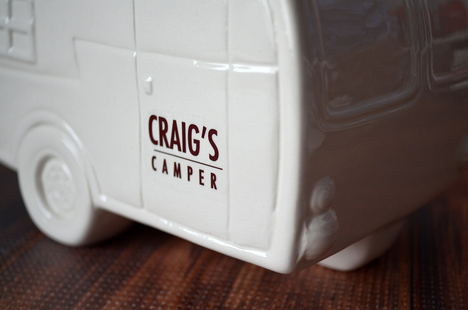 Camper Cookie Jar or Bank Camper Gift Idea Vintage Trailer Etsy