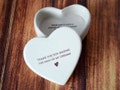 Mother of the Groom Gift, Mother in Law Gift, Mom Gift - READY TO SHIP- Heart Box- Thank You for Raising the Man of My Dreams - Keepsake Box