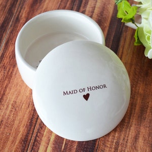 Maid of Honor Gift, Matron of Honor Gift, Bridesmaid Gift, Bridal Party Gift - Personalized Keepsake Box for Your Leading Ladies