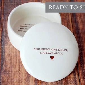 Stepmother Gift, Stepmom Gift, Stepmother of the Bride Gift, Stepmom of the Groom Gift -READY TO SHIP-Keepsake Box-You didn’t give me life..