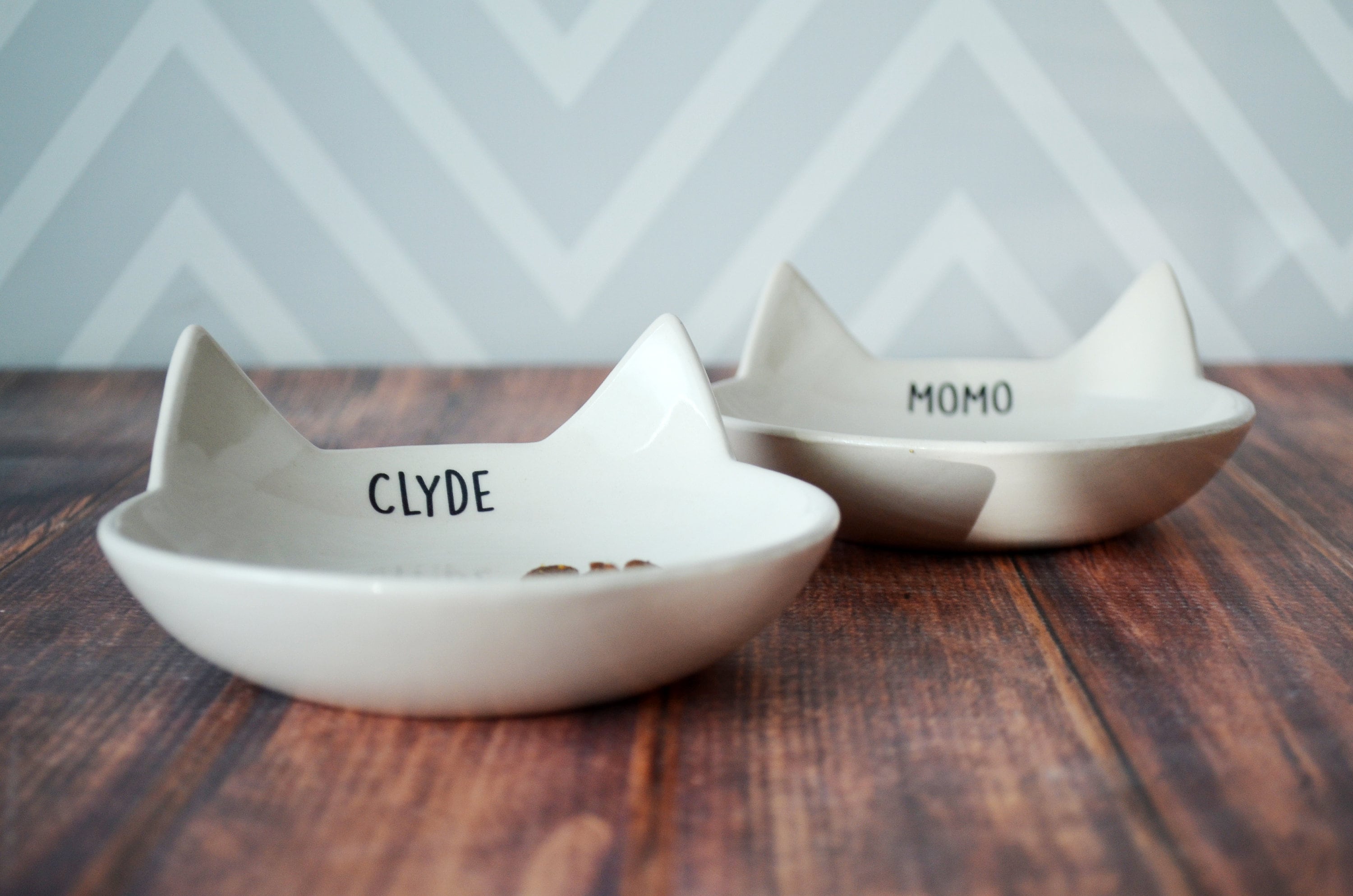 Personalized Cat Bowl, Custom Cat Dish, Cat Gift, Kitten Bowl, Kitten Gift, Personalized Cat Food Dish