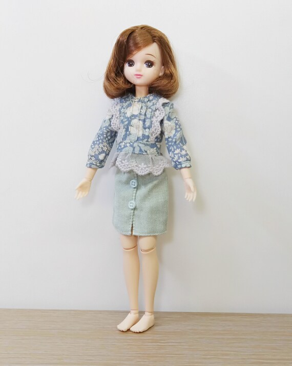 Blythe blouse Blythe T-shirt Blythe lace shirt handmade Blythe top