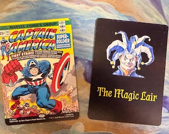 Captain America, Super-Soldier (Borderless) (0387) Proxy - Marvel Super Heroes (MSH) Kreatur MTG Magic the Gathering