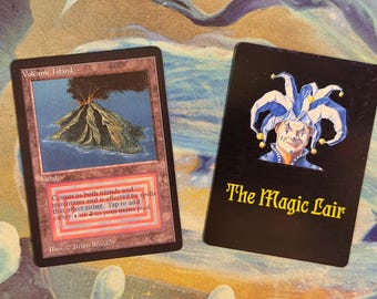 Volcanic Island - Beta Land MTG Magic the Gathering Proxy
