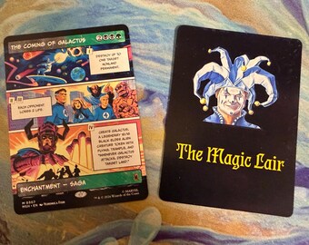 The Coming of Galactus (Borderless) Proxy - Marvel Super Heroes (MSH) Verzauberung Saga MTG Magic the Gathering